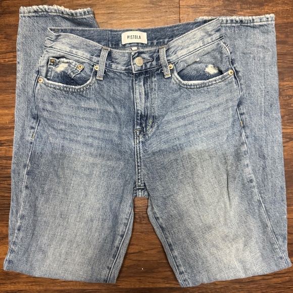 Women’s size 24 Pistola straight leg high waisted Cassie jeans - Picture 1 of 4